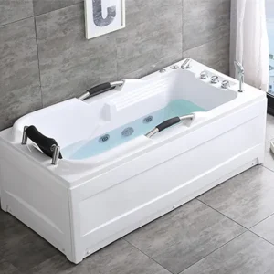 Baignoire sur mesure au design moderne et autoportant en acrylique4