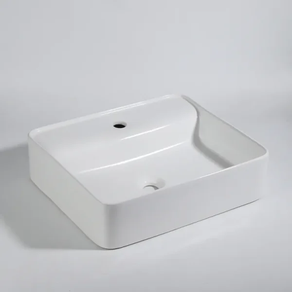 Custom Countertop Basin Modern Square Ceramic Art Sink2