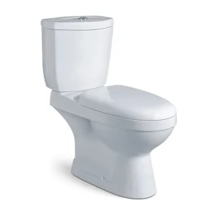 Cuvette de WC en céramique sur mesure en deux parties avec chasse d'eau par rinçage2