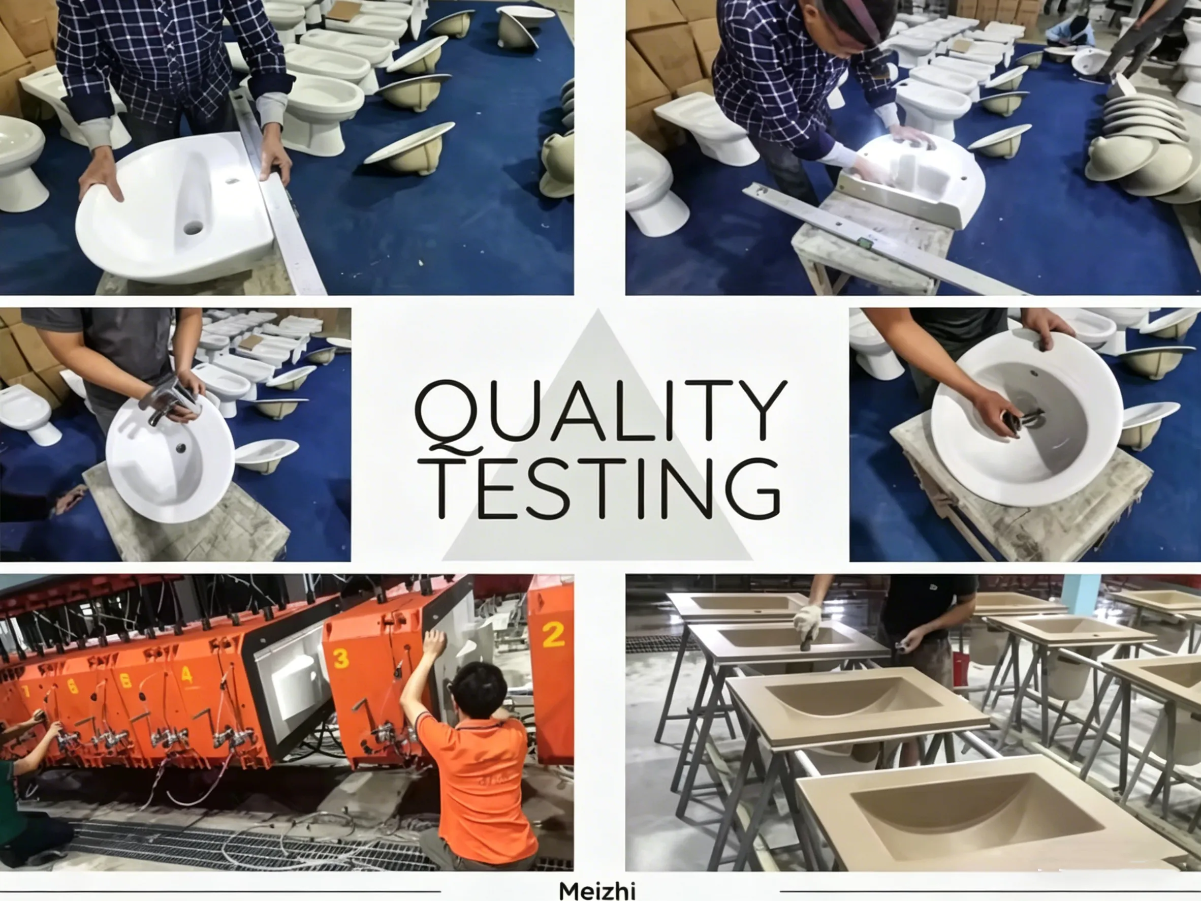 Sanitary Ware Factory Quality Control Capability