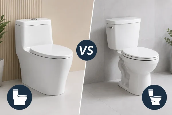 What’s the Difference Between One-Piece and Two-Piece Toilets