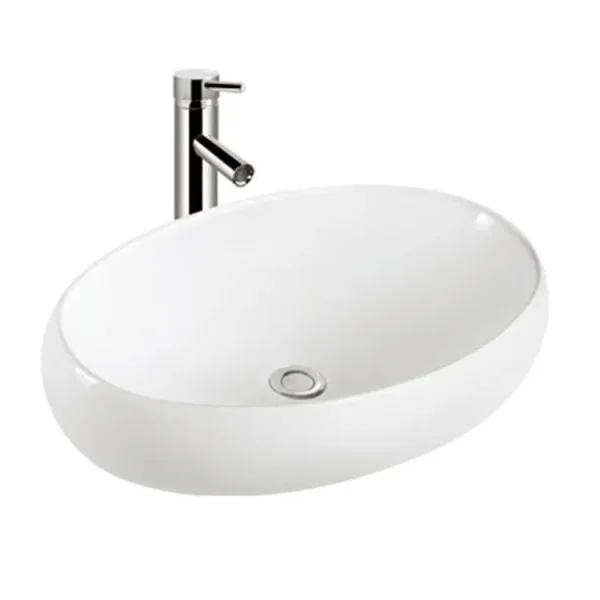 Wholesale Countertop Basin Artistic Oval Ceramic Sink1