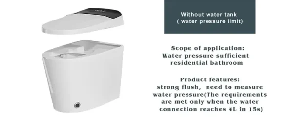 Wholesale Smart Bathroom Toilet Luxury Design with Digital Display5