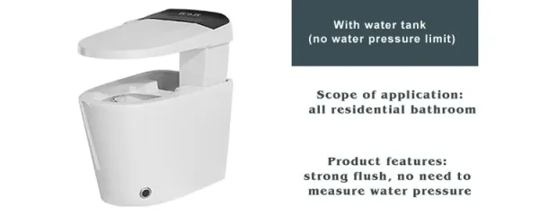 Wholesale Smart Bathroom Toilet Luxury Design with Digital Display6