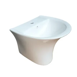 Wholesale Wall Hung Basin Modern Ceramic Wall Mount Sink