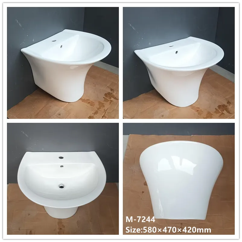 Wholesale Wall Hung Basin Modern Ceramic Wall Mount Sink_1